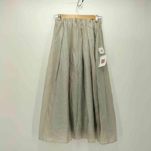 ユナイテッドアローズグリーンレーベルリラクシング UNITED ARROWS green label relaxing シアー ギャザー スカート 2 レディース