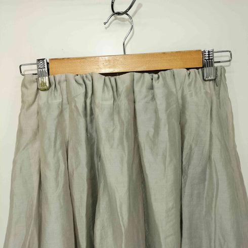 ユナイテッドアローズグリーンレーベルリラクシング UNITED ARROWS green label relaxing シアー ギャザー スカート 2 レディース