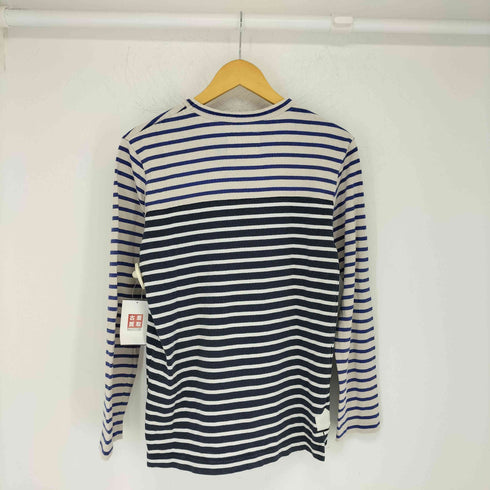 サカイ Sacai クルーネックボーダー長袖シャツ メンズ JPN:1