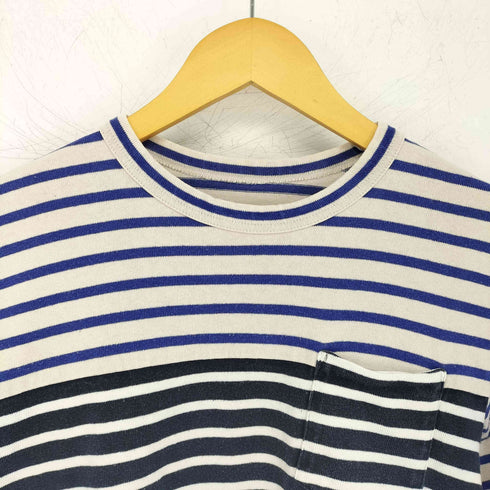 サカイ Sacai クルーネックボーダー長袖シャツ メンズ JPN:1