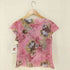 SUN MARIA フラワー ボトルネック シアーカットソー レディース M~L