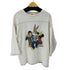 L/S キャラクタープリント Tシャツ メンズ import:L