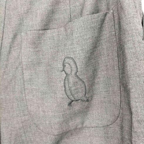 ネネット Ne-net 刺繍デザインクロップドパンツ レディース JPN:1
