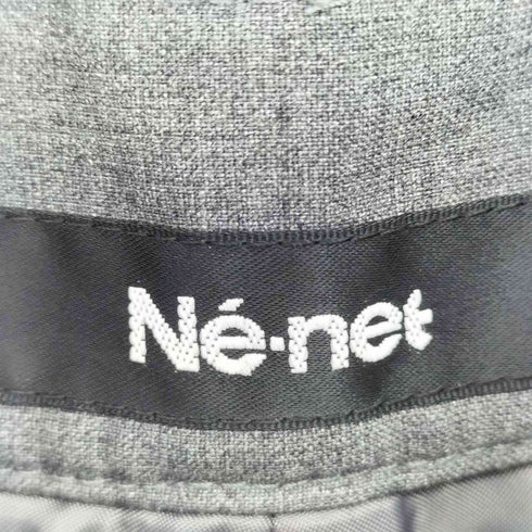 ネネット Ne-net 刺繍デザインクロップドパンツ レディース JPN:1