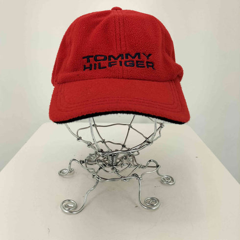 トミーヒルフィガー TOMMY HILFIGER 90S ロゴ刺繍 フリース 6パネルキャップ メンズ