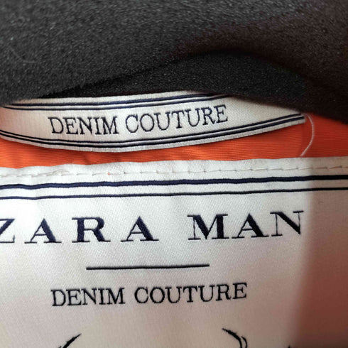 ザラ ZARA コットンポリ フルジップジャケット メンズ M
