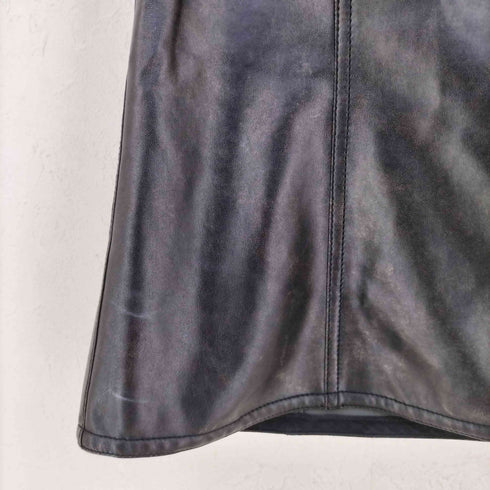 バーバリーブルーレーベル BURBERRY BLUE LABEL フェイクレザーミニスカート レディース EUR:38