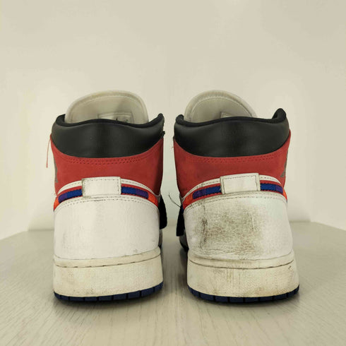 ジョーダンブランド JORDAN BRAND JORDAN 1 MID WHITE/BLUE/RED エアジョーダン1 ミッド ホワイト/ブルー/レッド スニーカー メンズ 29