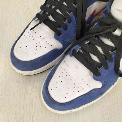 ジョーダンブランド JORDAN BRAND JORDAN 1 MID WHITE/BLUE/RED エアジョーダン1 ミッド ホワイト/ブルー/レッド スニーカー メンズ 29