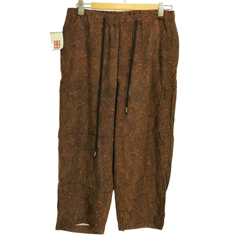 モンキータイム MONKEY TIME C/R PAISLEY WIDE ANKLE EASY イージーパンツ メンズ S