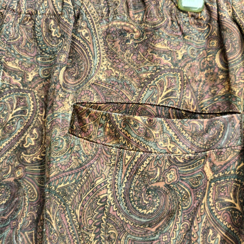 モンキータイム MONKEY TIME C/R PAISLEY WIDE ANKLE EASY イージーパンツ メンズ S