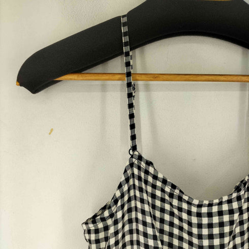 ダブルクローゼット w closet ギンガムチェックキャミワンピース レディース