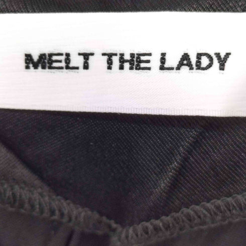 メルトザレディ Melt the lady レーヨン混ストラップワイドパンツ レディース JPN:M