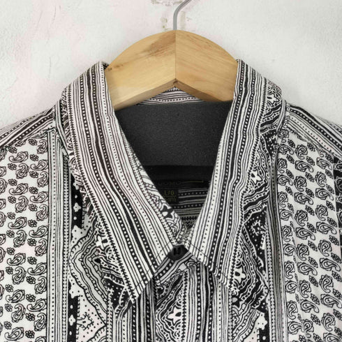 BRUTTINI 総柄 L/S レーヨンシャツ メンズ import:L