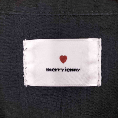 メリージェニー merry jenny bigフリルカラーチュニックブラウス レディース FREE