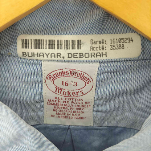 ブルックスブラザーズ BROOKS BROTHERS USA製 MOKERS コットン オックスフォードシャツ メンズ 16/3