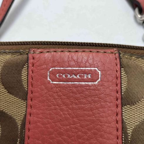 コーチ COACH シグネチャー 総柄 アクセサリー ポーチ レディース