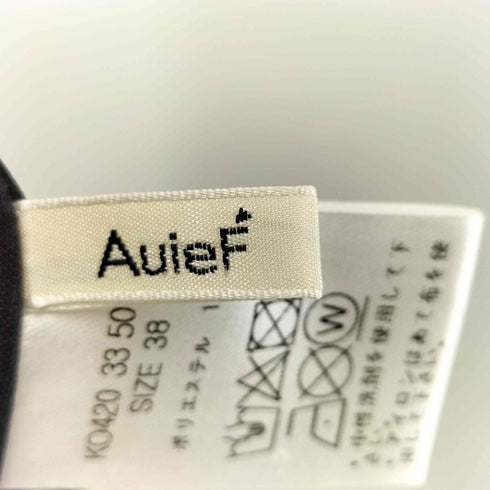 AuieF レオパード プリーツスカート レディース JPN:38