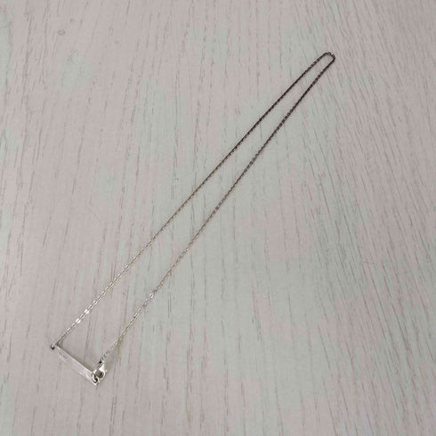 テン TEN. BLEND 925刻印 フラットケーブルチェーンネックレス レディース