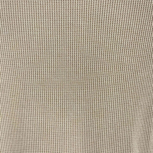 ステッチデザイン ワッフル地 サーマルカットソー メンズ