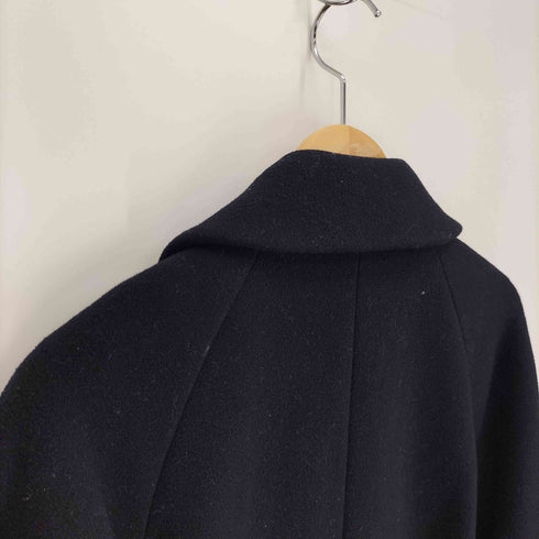 ブルーレーベルクレストブリッジ BLUE LABEL CRESTBRIDGE 裏地 タータンチェック ウール ナイロン チェスター コート レディース 36