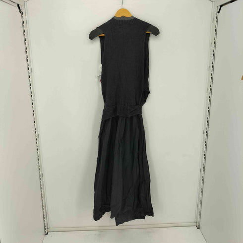 トリココムデギャルソン tricot COMME des GARCONS ニット切替 ノースリーブワンピース レディース