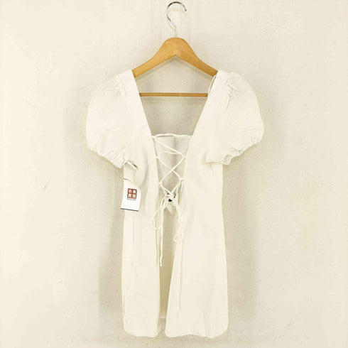 ザラ ZARA レースアップ ワンピース レディース import:S