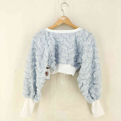リルリリー lilLilly 25SS パフスリーブリボンカーディガン レディース FREE