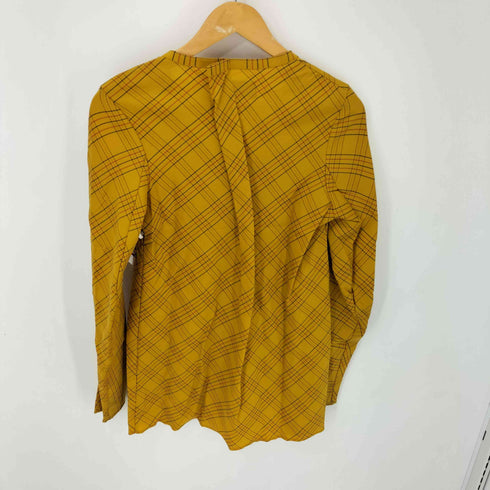 トリココムデギャルソン tricot COMME des GARCONS AD1993 90S 94SS チェック ウールシャツブラウス レディース