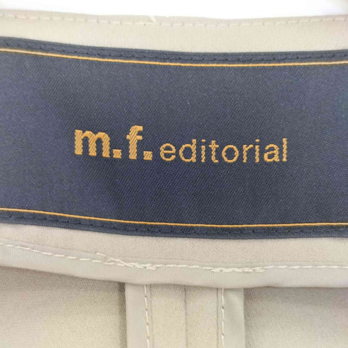 エムエフエディトリアル M.F.EDITORIAL ノーカラージャケット&タイトスカート セットアップ レディース 上下L