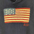 ポロバイラルフローレン Polo by RALPH LAUREN リネンコットン混フロント星条旗 タートルネックセーター ショールカラー メンズ import:L