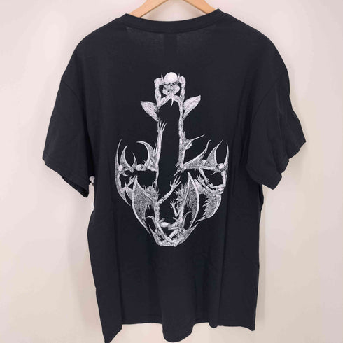 GILDAN ボディ 両面プリント デスメタル バンド クルーネック Tシャツ メンズ JPN:L