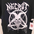 GILDAN ボディ 両面プリント デスメタル バンド クルーネック Tシャツ メンズ JPN:L