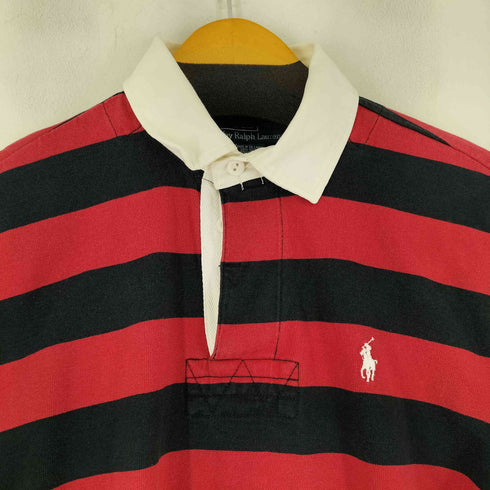 ポロバイラルフローレン Polo by RALPH LAUREN スモールポニー刺繍 L/S ラガーシャツ メンズ import:M