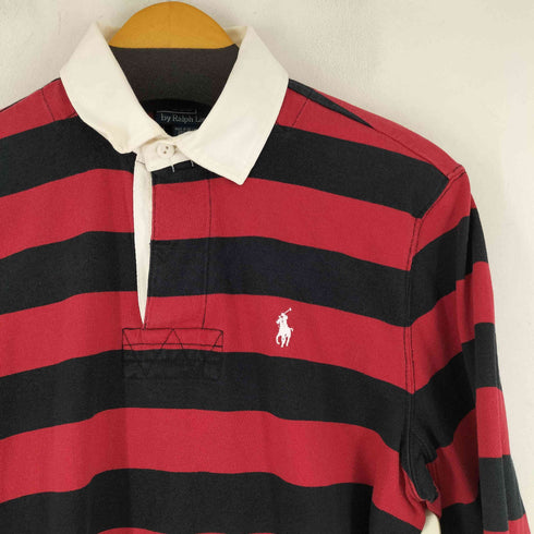 ポロバイラルフローレン Polo by RALPH LAUREN スモールポニー刺繍 L/S ラガーシャツ メンズ import:M