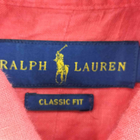 ラルフローレン RALPH LAUREN CLASSIC FIT スモールポニー刺繍 L/S BDシャツ メンズ import:L