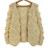 MORE self LOVE heart pompon knit レディース FREE