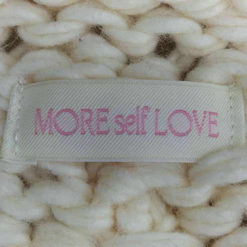 MORE self LOVE heart pompon knit レディース FREE