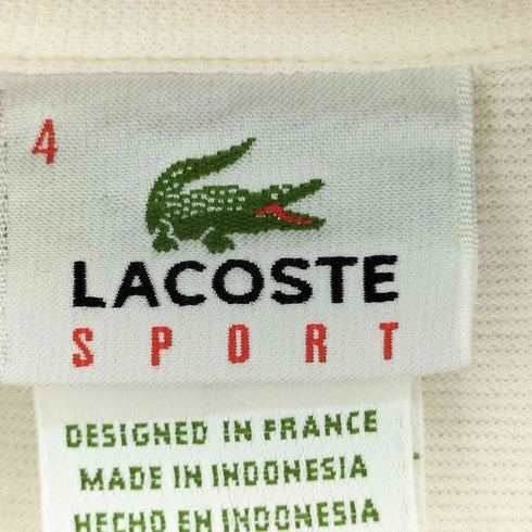 ラコステスポーツ LACOSTE SPORT ワンポイント刺繍 S/S ポロシャツ メンズ 4