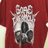 両面プリント デスメタル グラフィック クルーネック Tシャツ メンズ JPN:L