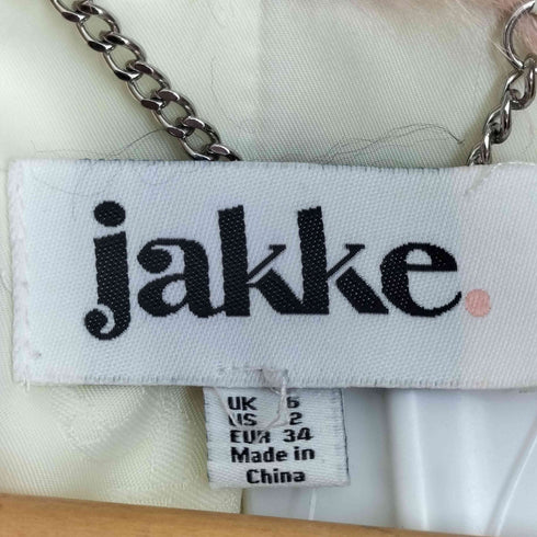 ジャッキー Jakke マルチカラー フェイクファーコート レディース UK:6