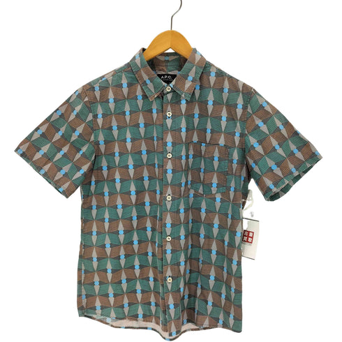 アーペーセー A.P.C. 幾何学模様半袖シャツ メンズ import:XS