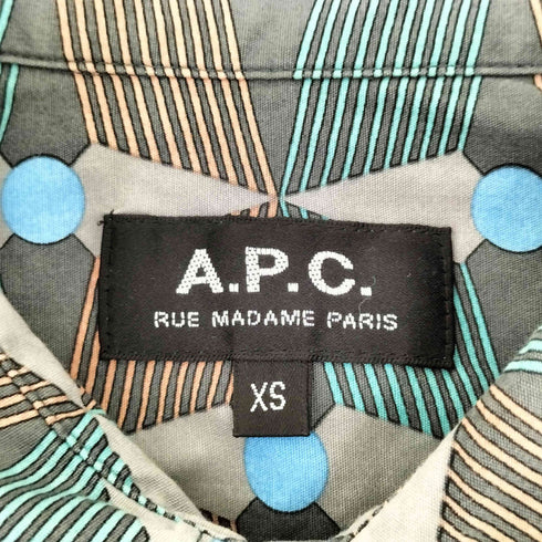 アーペーセー A.P.C. 幾何学模様半袖シャツ メンズ import:XS
