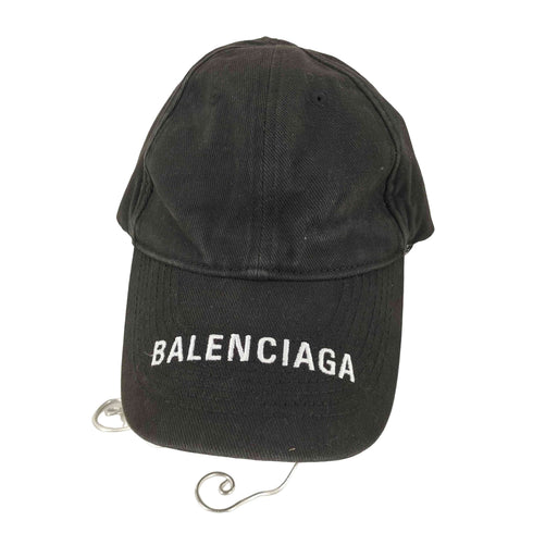 バレンシアガ BALENCIAGA HAT LOGO VISOR CAP メンズ L