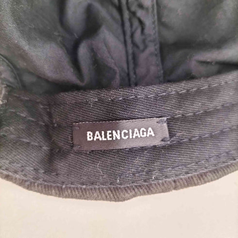 バレンシアガ BALENCIAGA HAT LOGO VISOR CAP メンズ L