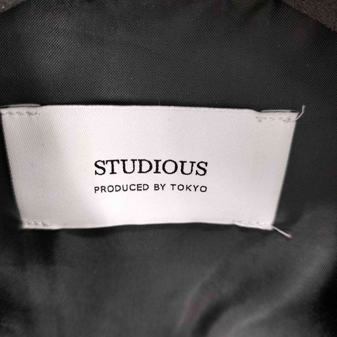 ステュディオス STUDIOUS ダブルサテンビッグシルエット オープンカラーシャツ メンズ JPN:2