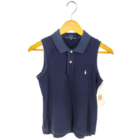 ラルフローレンスポーツ RALPH LAUREN SPORT ワンポイント刺繍 ノースリーブポロシャツ レディース import:M