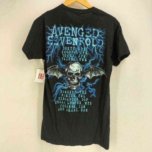 スカルグラフィック 半袖 バンド Tシャツ メンズ JPN:S