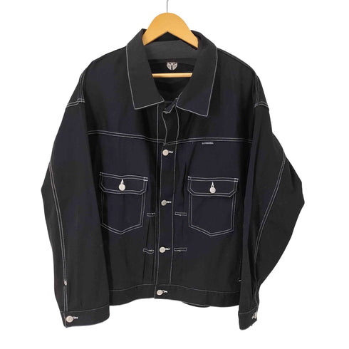 EXTREMEZ COLOR STITCHING BIG BLOUSON メンズ FREE