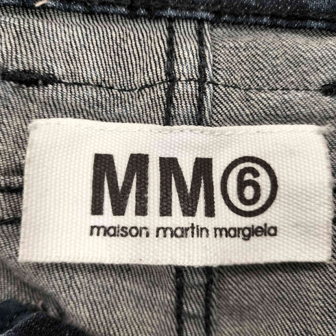 エムエムシックスメゾンマルタンマルジェラ MM6 Maison Martin Margiela ストレッチデニムショートパンツ レディース 38
